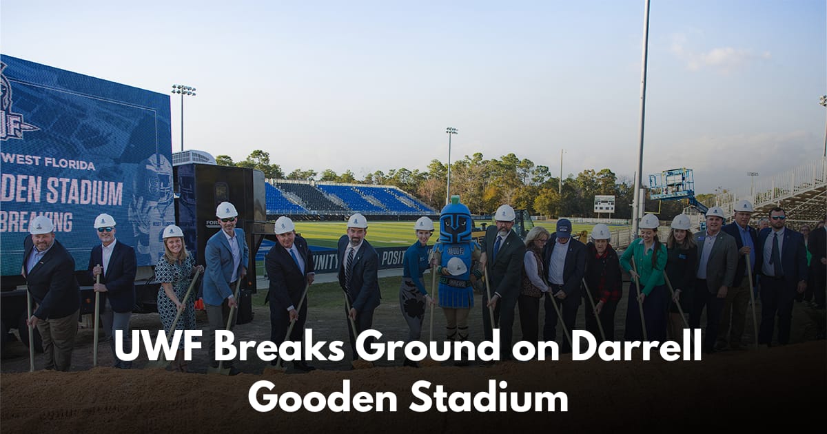 University of West Florida Breaks Ground on Darrell Gooden Stadium