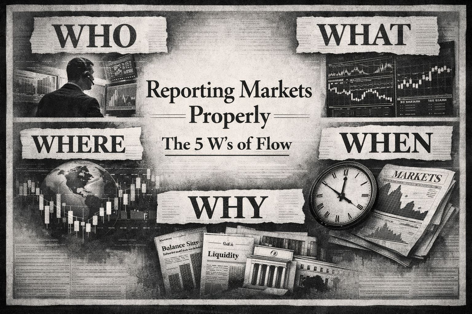Reporting Markets Properly: The 5 W’s of Flow