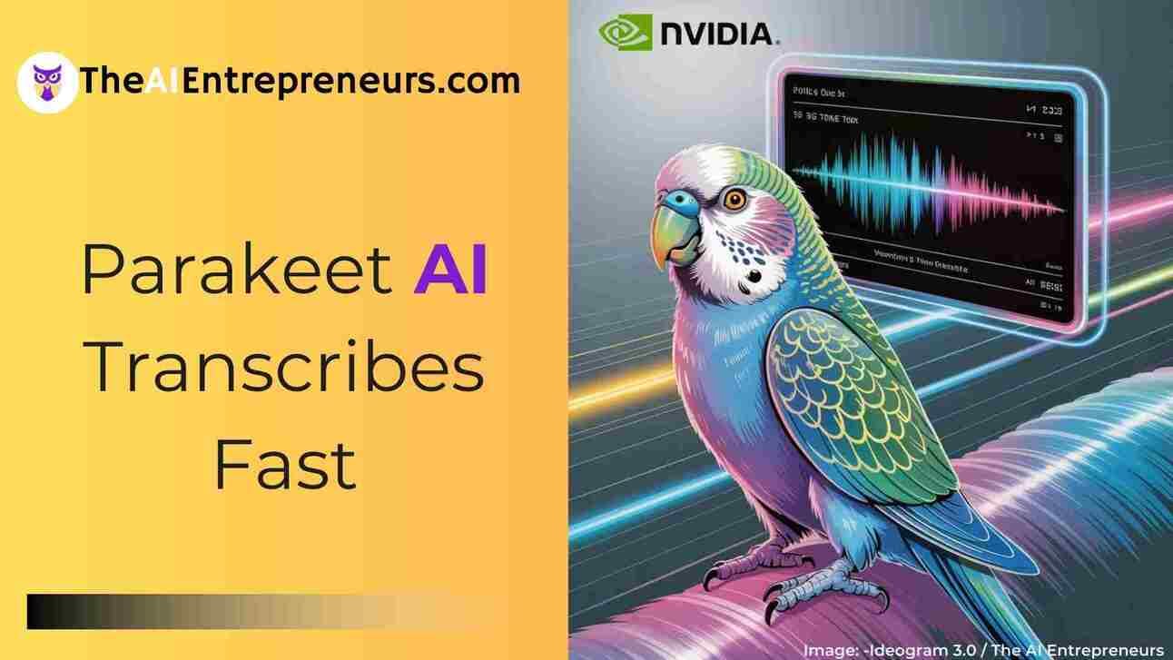 🎙️NVIDIA’s Parakeet AI Transcribes Audio Fast!