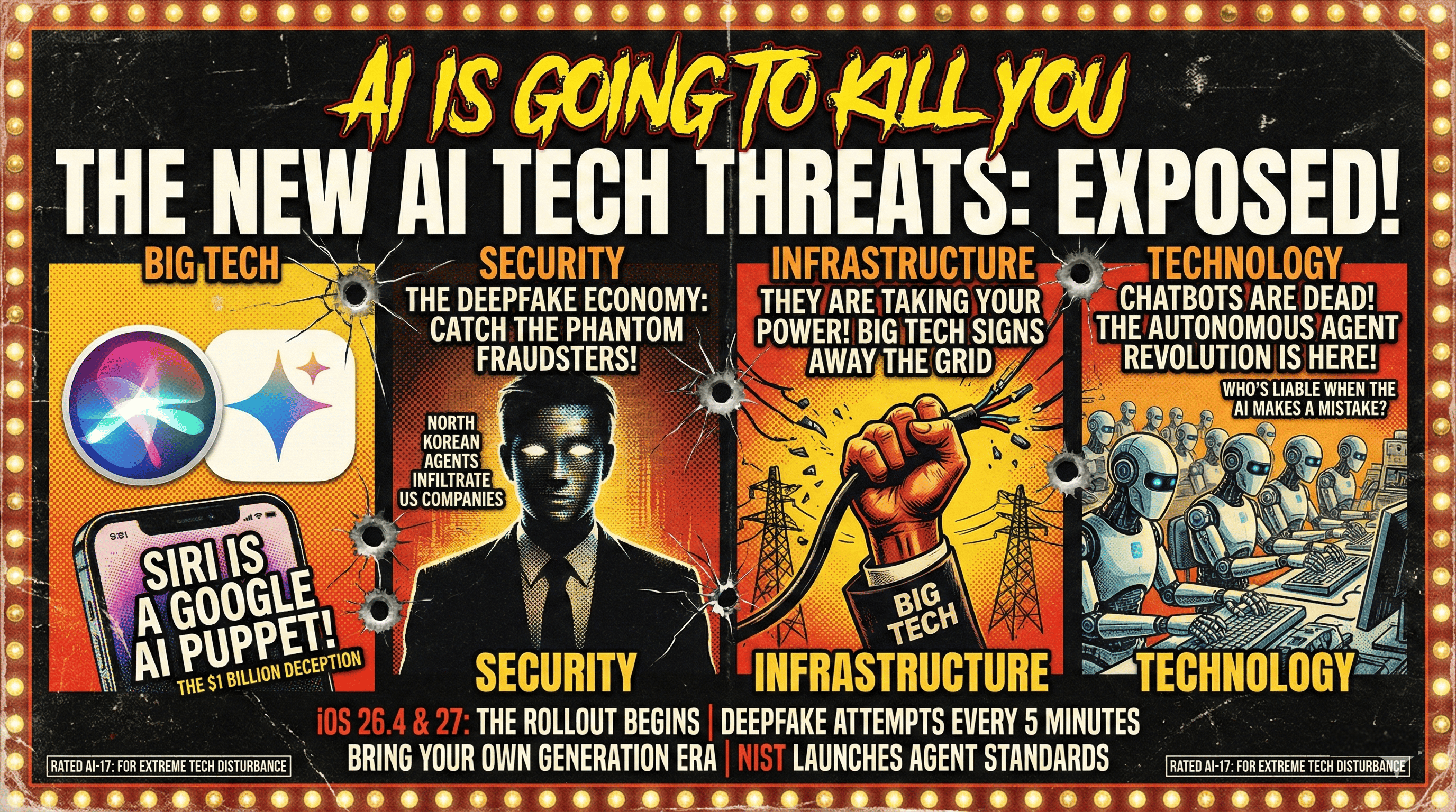 Siri Is Secretly Google, Big Tech Is Buying the Power Grid, and AI Agents Just Started Doing Your Job