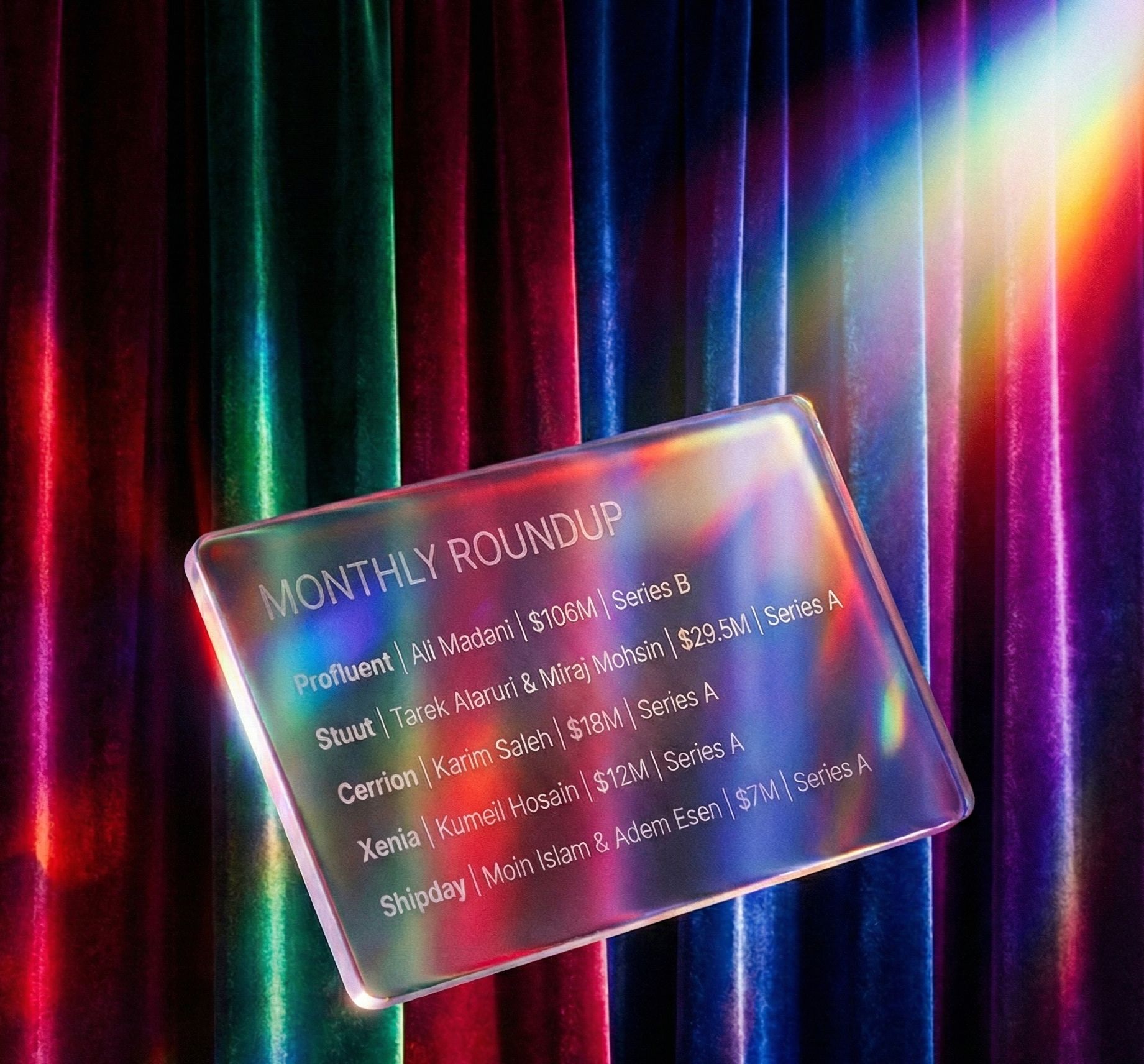 ⛵Dhow Dispatch │ A Slurry of Investment into Muslim Founders throughout November