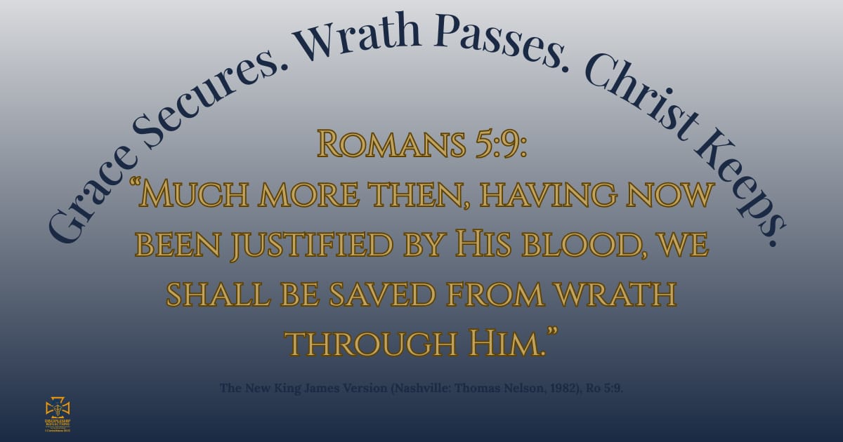 Justified by His Blood.