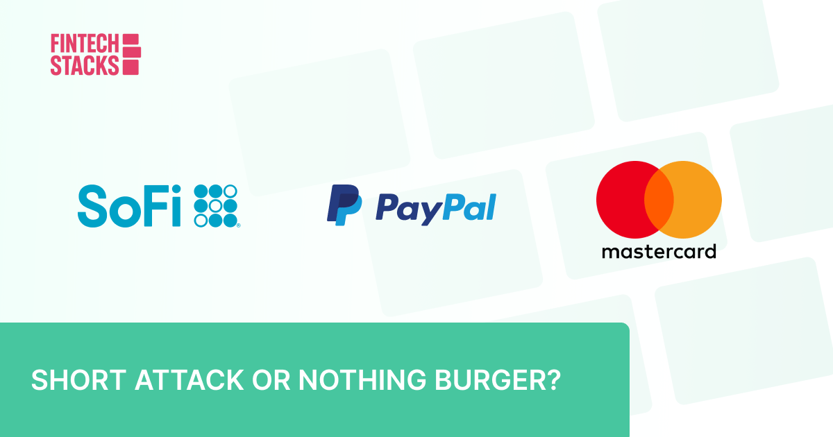 🥊 SoFi vs Muddy Waters. PayPal Expands PYUSD. Mastercard Buys A UK Crypto Bank.