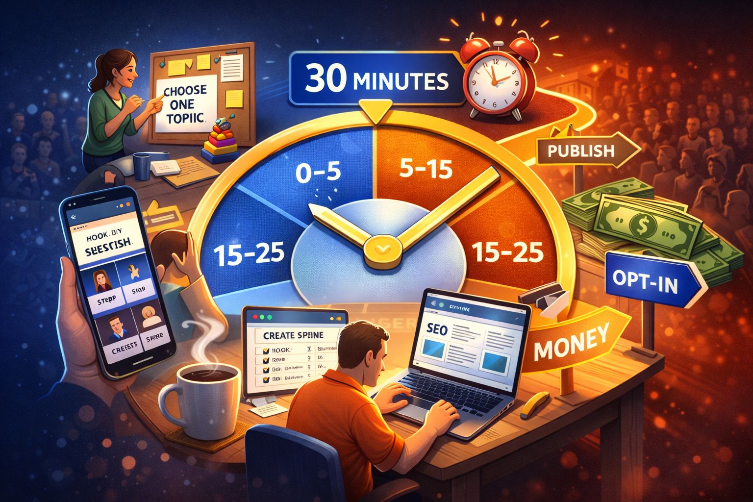 The 30-minute daily traffic routine (aka “How to grow without becoming a content goblin”)