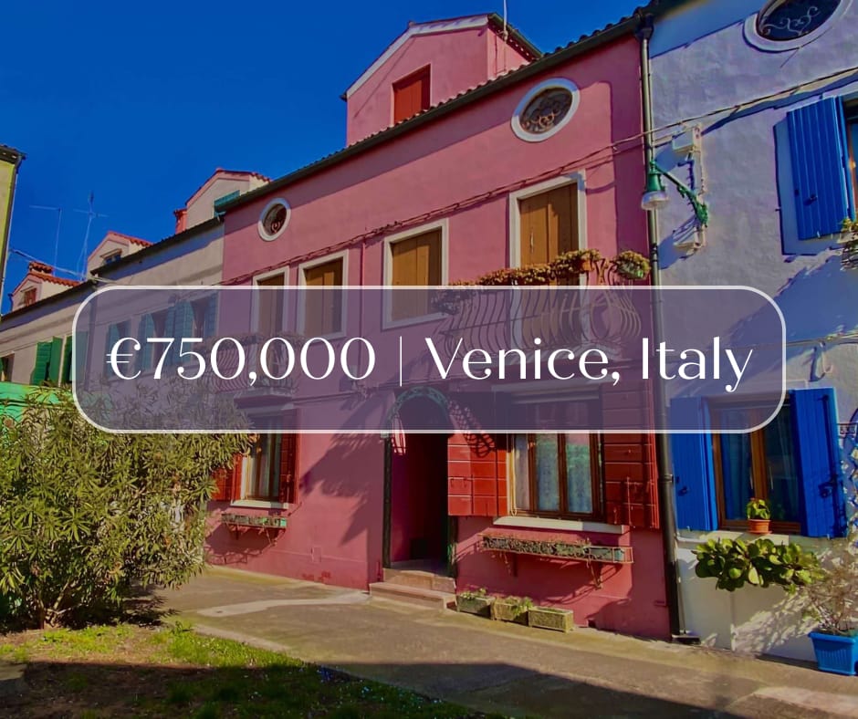 Charming Pink Burano Home With Private Terrace & Garden