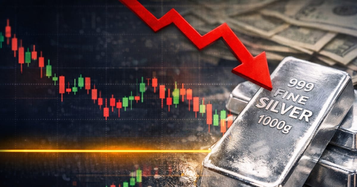 Silver falling below $70?