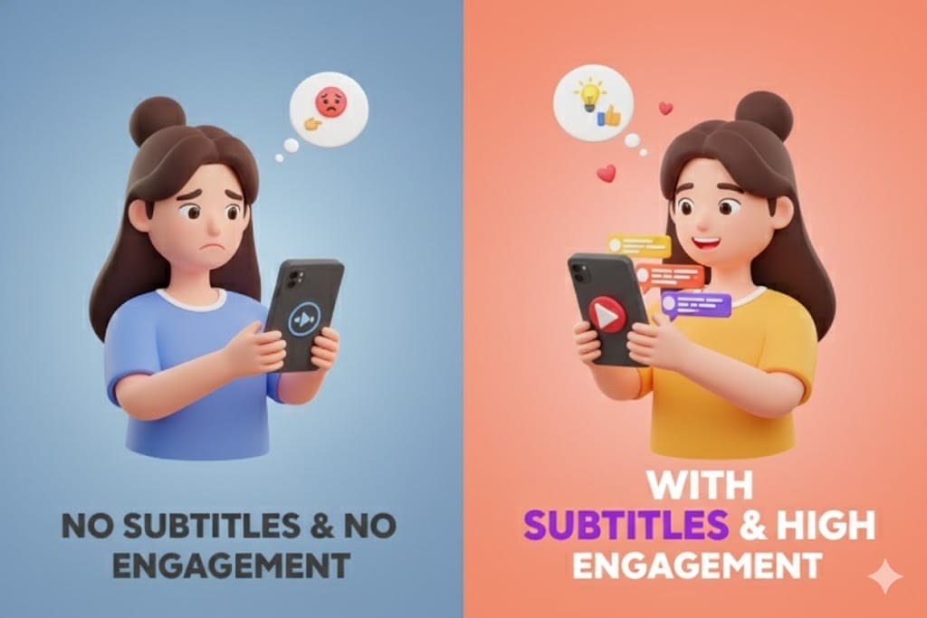 Necessity, Not Feature: How Subtitles & Captions Maximise Video Engagement 