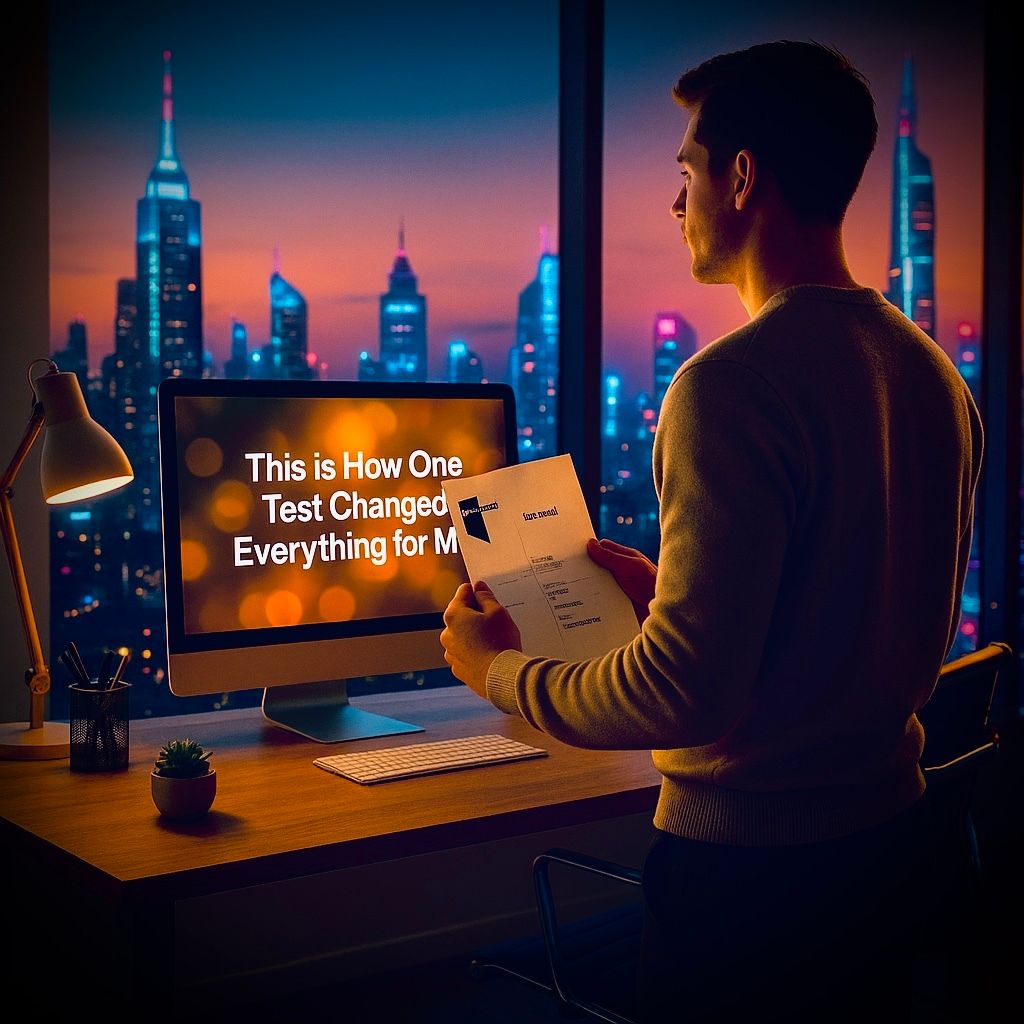 Sometimes, you are one step away from a completely different life direction