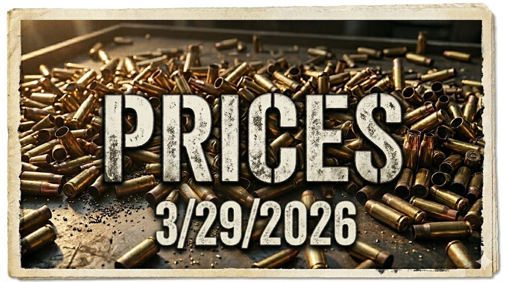Price Tracker: AMMO. 3/29/2026