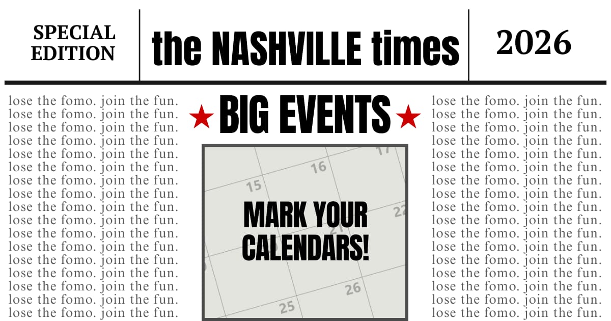 MARK YOUR CALENDARS! 2026 EVENTS!