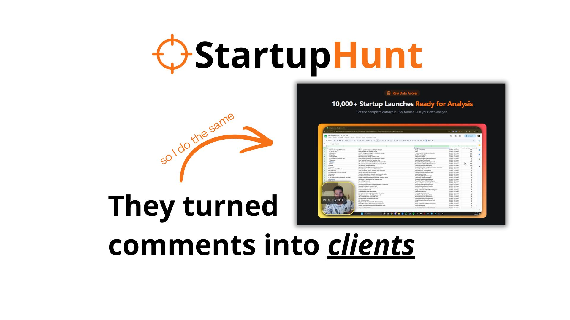 They turned comments into clients (outreach is op)