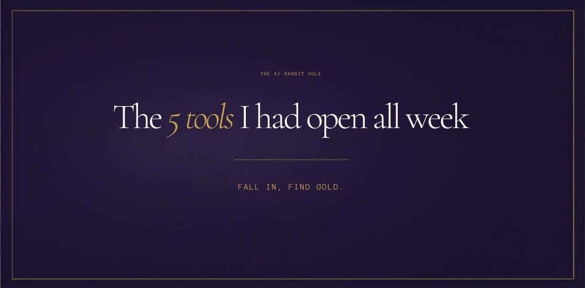 I use five AI tools every day. Here's which one I open first and why.