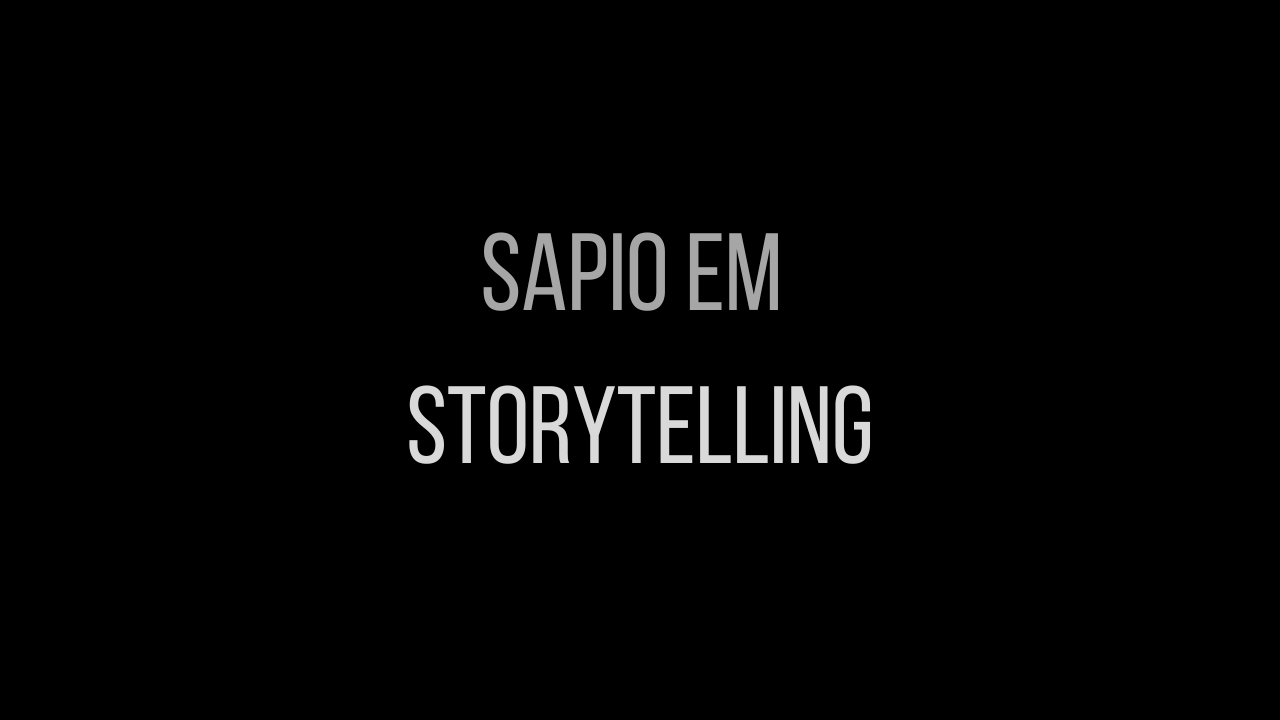 Sapio em "Storytelling"