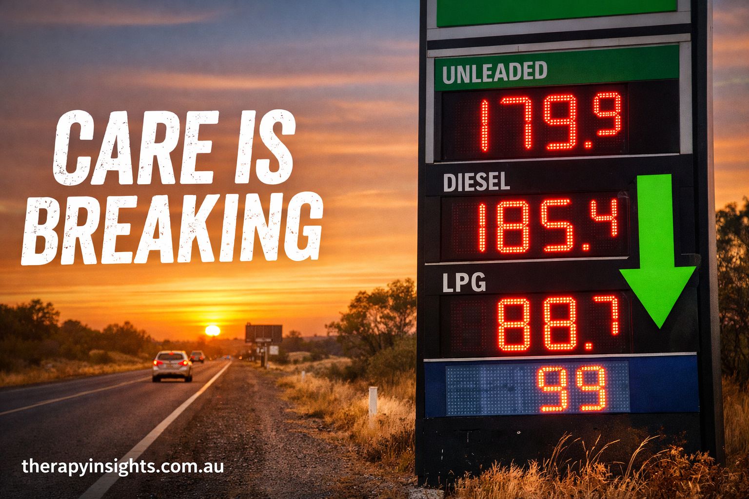 Fuel Prices Slashed - But Millions of Australians Could Still Lose Access to Healthcare