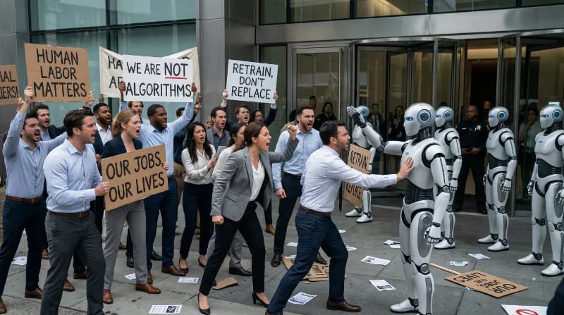 Workers Rebel Against AI 💪, More Layoffs Expected 😩