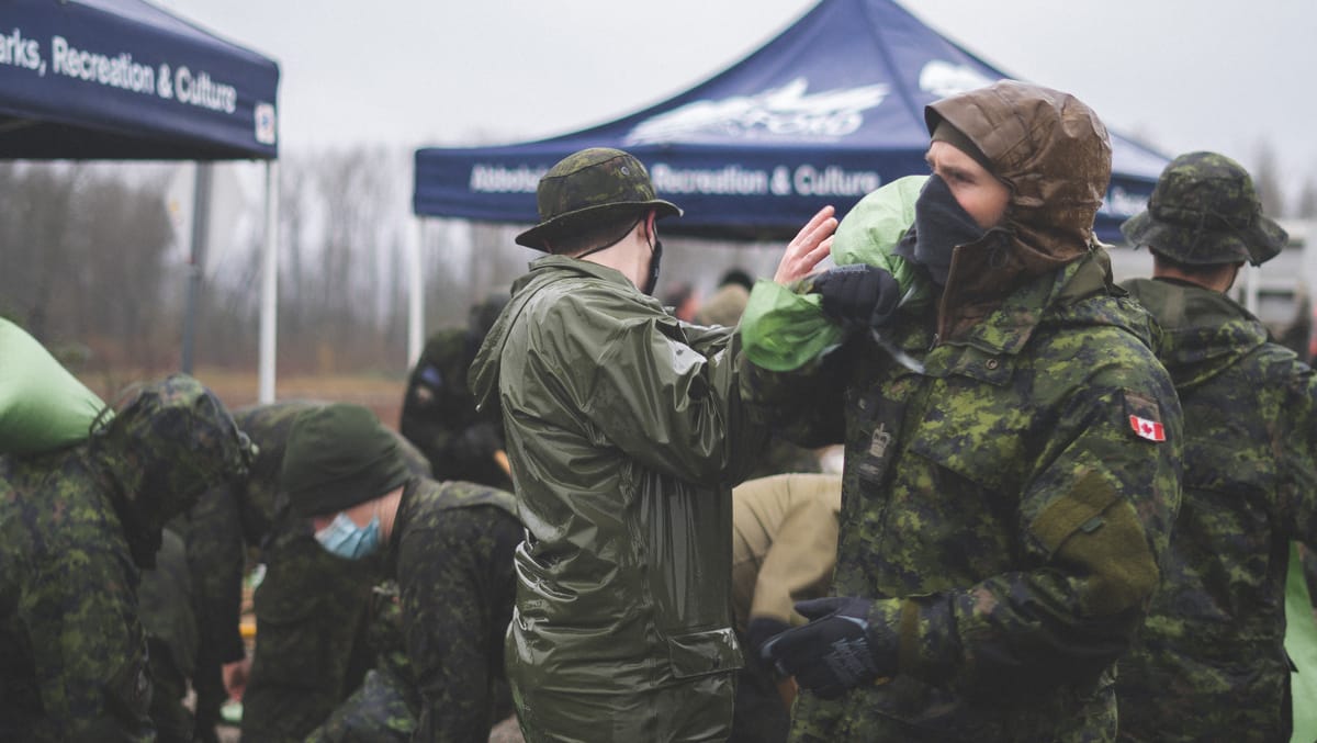 Thousands of sandbags and a grateful community