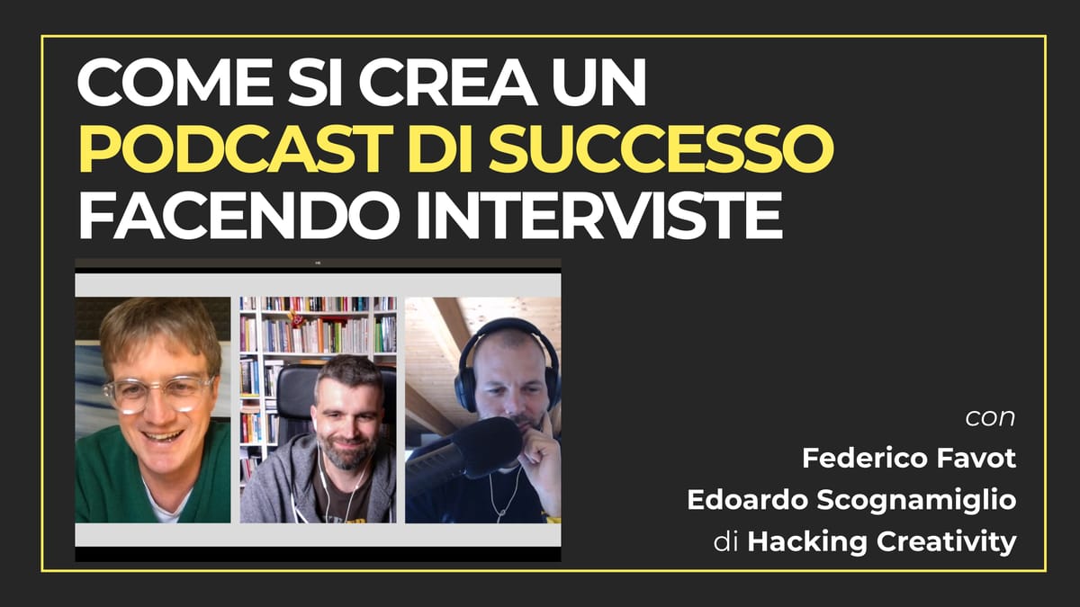 Come si crea un podcast di successo facendo interviste?
