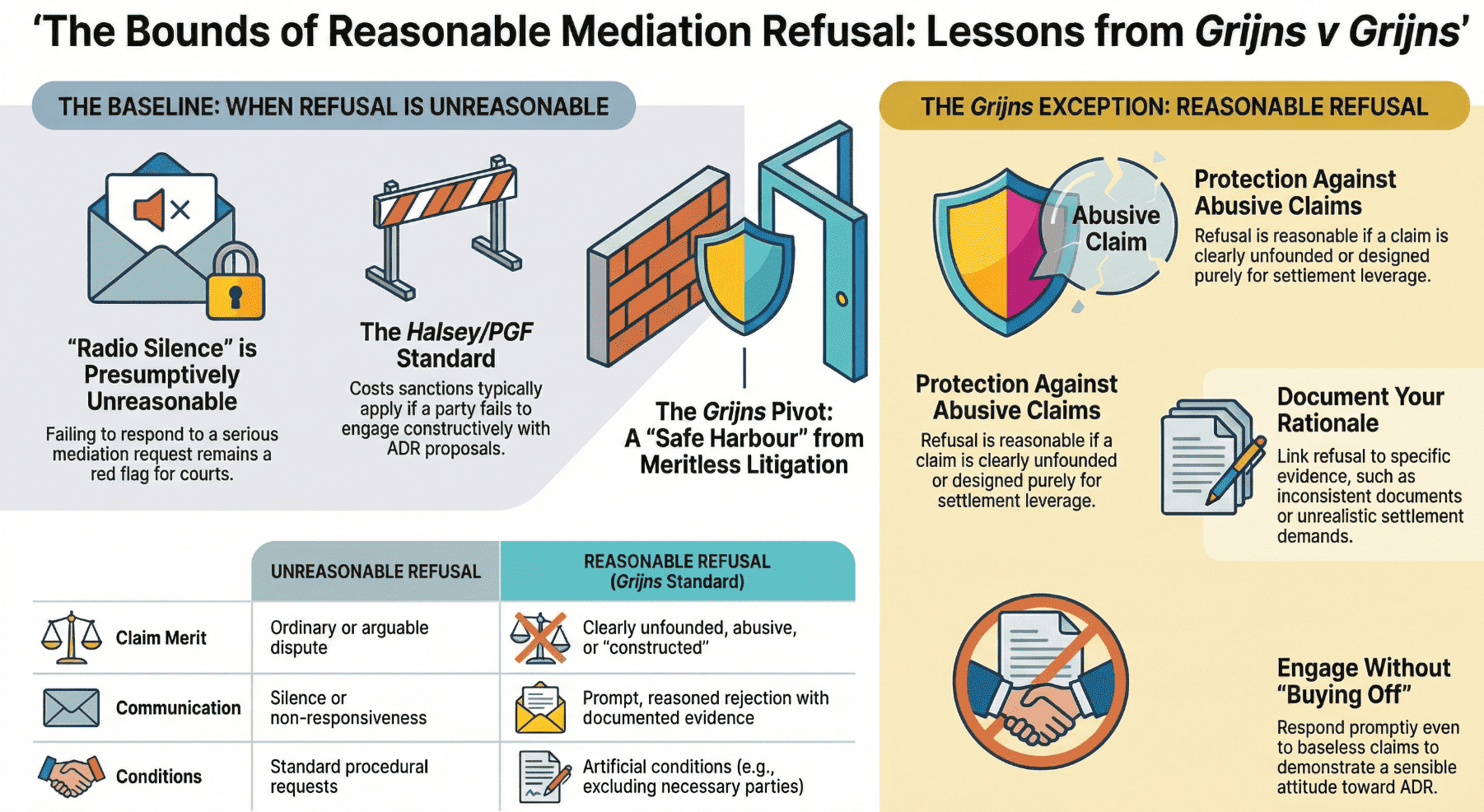 When Refusing Mediation Is Reasonable