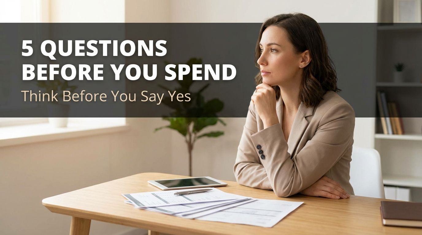 5 Questions to Ask Before You Say Yes to Anything