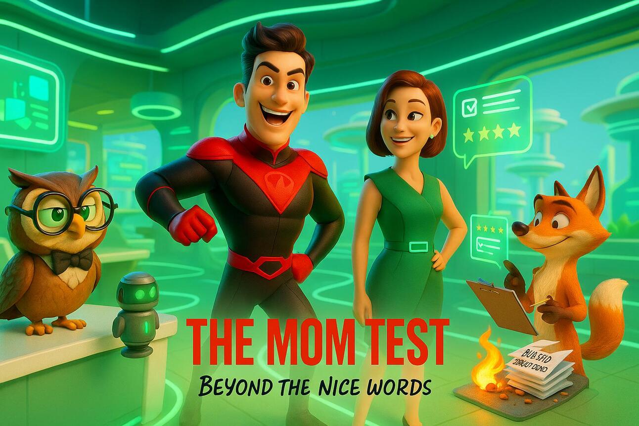 The mom test - Rob fitzpatrick: 8 simple tips that predict product success