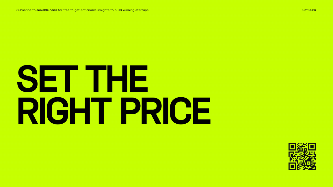 💰 Set the Right Price