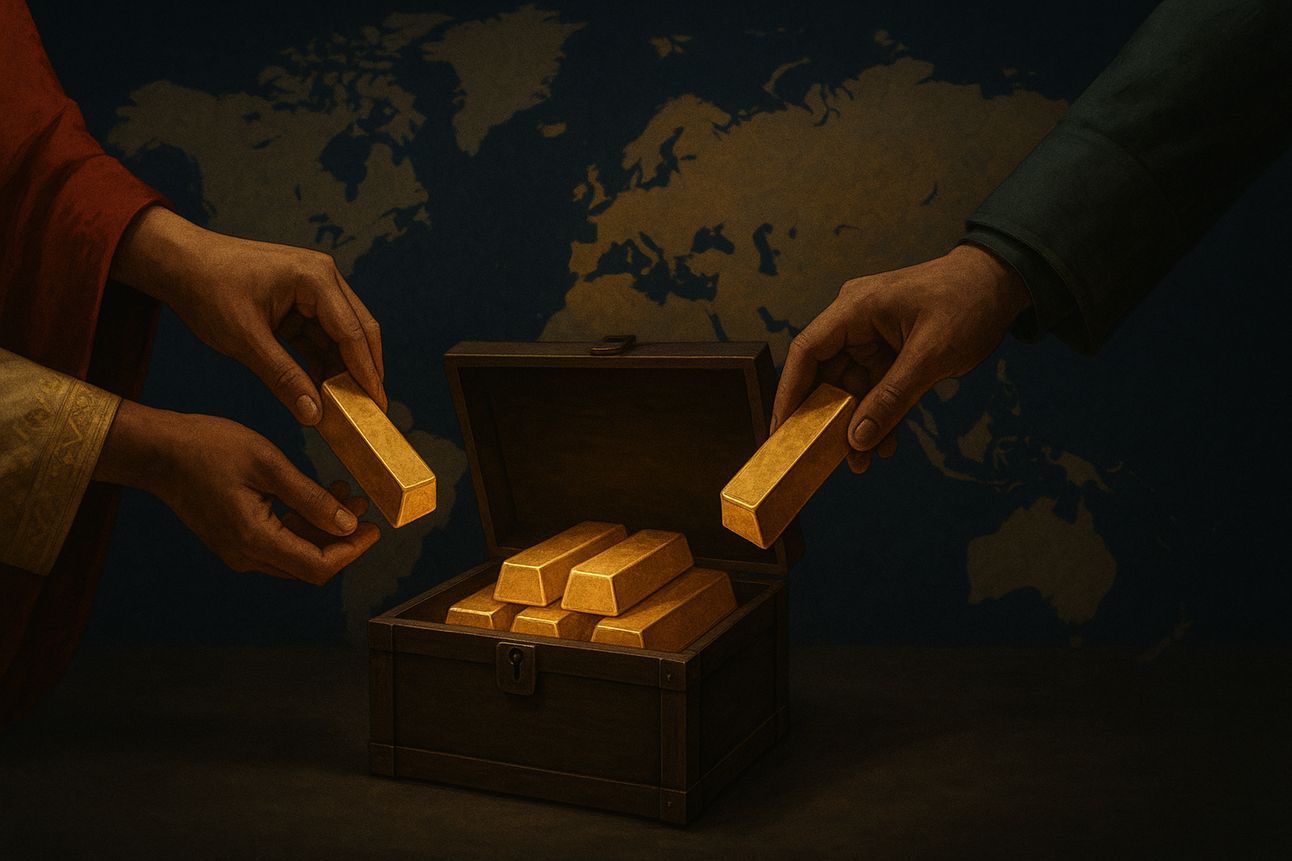 ¿Por qué China, India y Rusia acumulan oro en silencio?