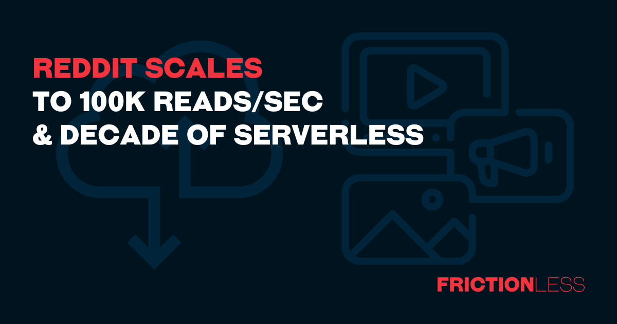 Reddit Scales to 100K Reads/Sec & Decade of Serverless