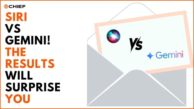 Finally! It's Siri Vs Gemeni