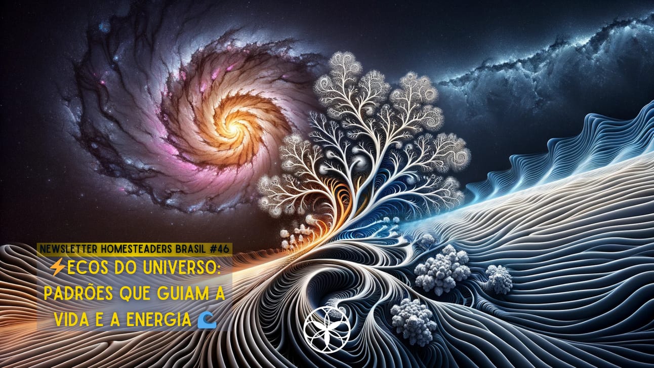 Homesteaders Brasil #46 | Ecos do Universo: Padrões que Guiam a Vida e a Energia 🌊⚡