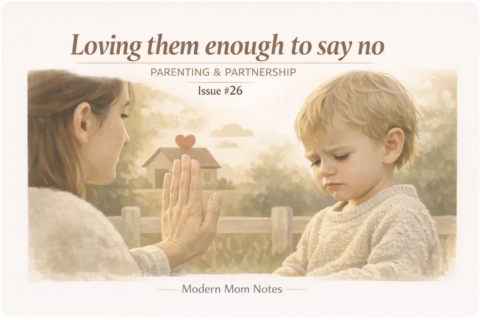 Loving Them Enough to Say No