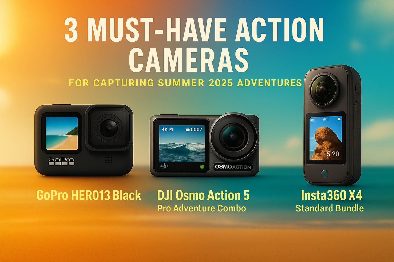 3 Must-Have Action Cameras for Capturing Summer 2025 Adventures