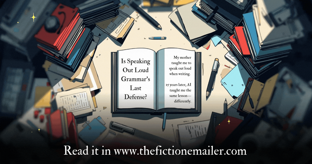 Is Speaking Out Loud Grammar's Last Defense?