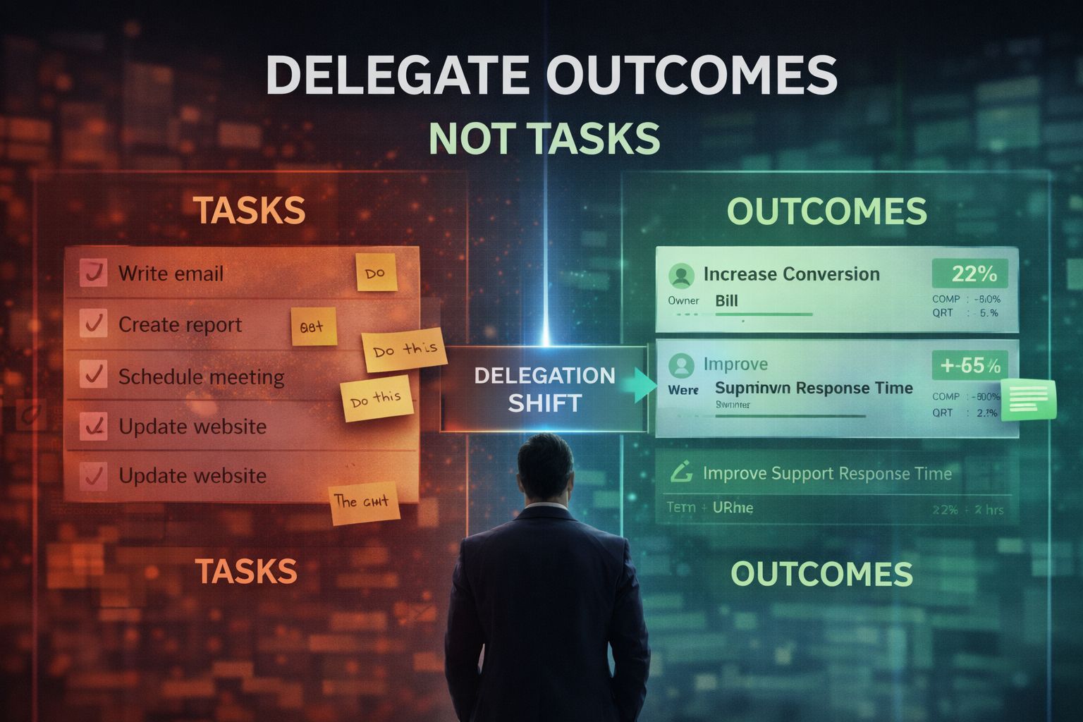 Stop Delegating Tasks. Delegate Outcomes.