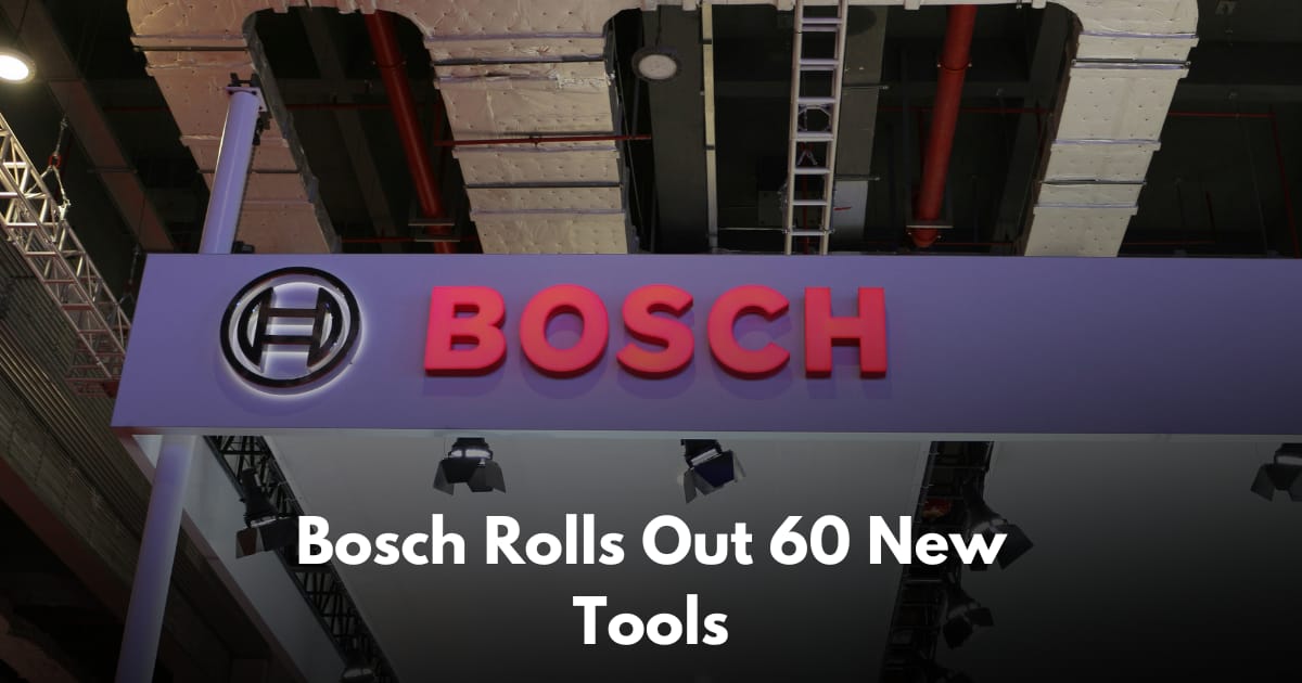 Bosch Power Tools Announces 60 New Products and Three Category Launches at World of Concrete 2026