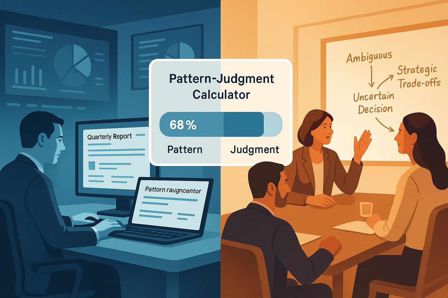 The Pattern-Judgment Distinction - Why AI Sees Your Work Differently Than Your Resume Does