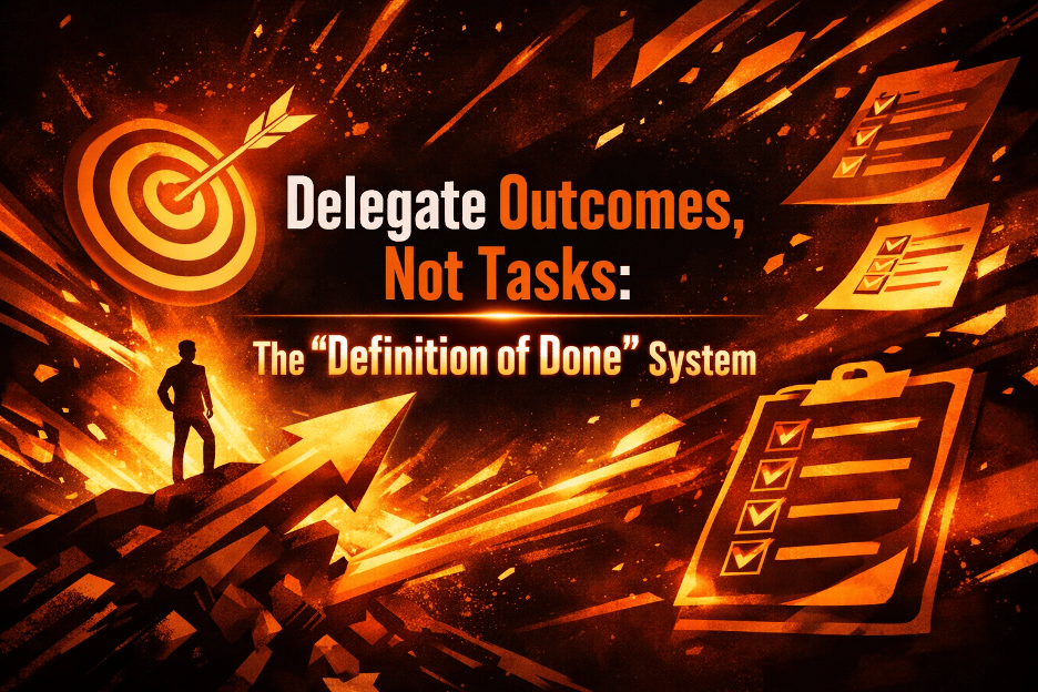 Delegate Outcomes, Not Tasks: The “Definition of Done” System