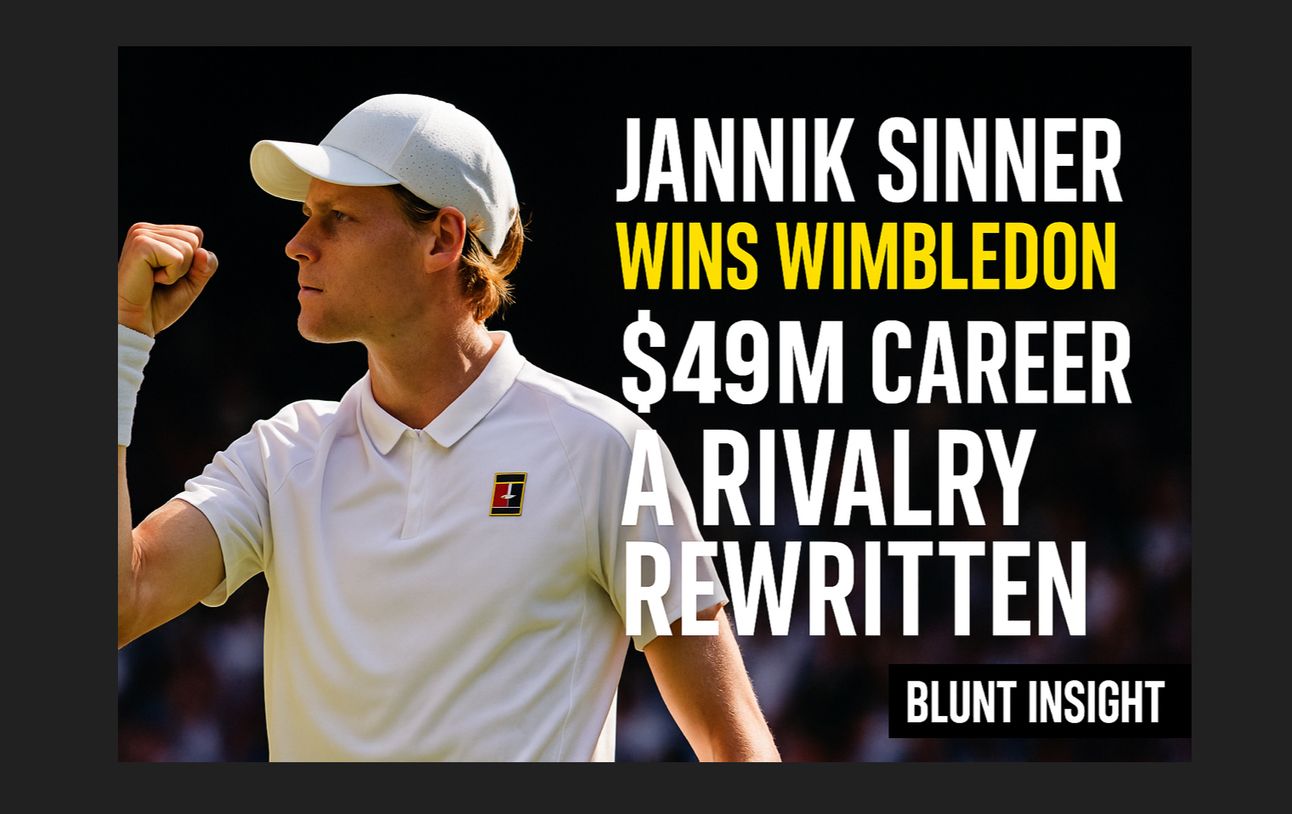 🏆 Wimbledon 2025: Jannik Sinner’s Era Has Officially Begun