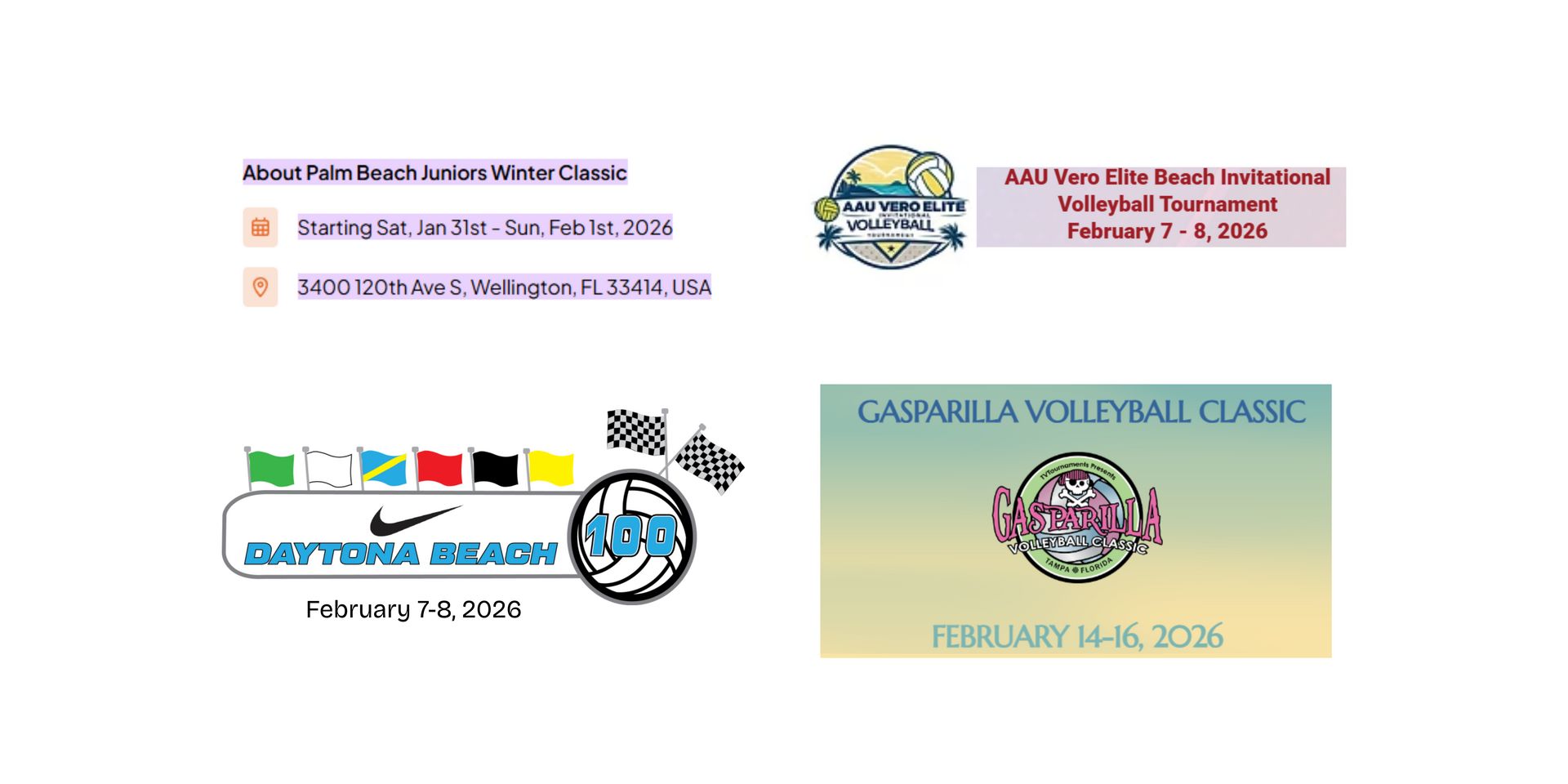 Tournaments, Camps and Qualifiers...LET'S GO! 