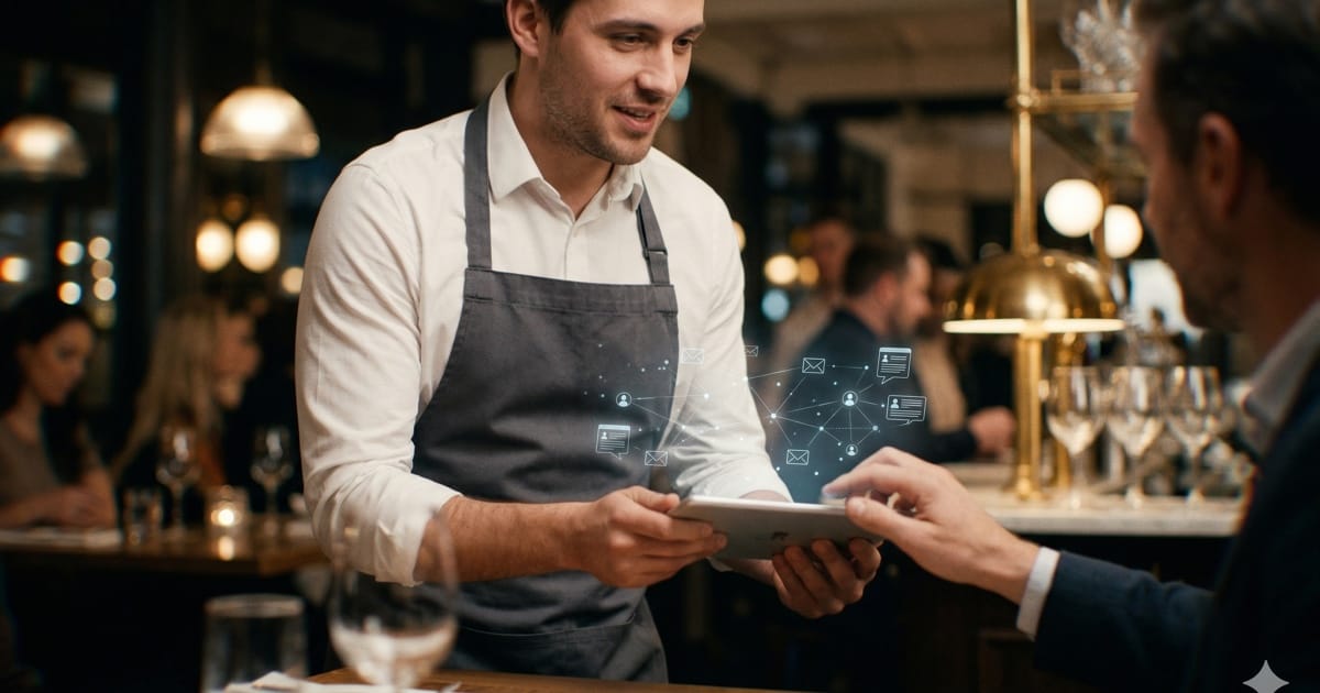 Issue #30: The Automated Waiter and how to use AI to build an email system