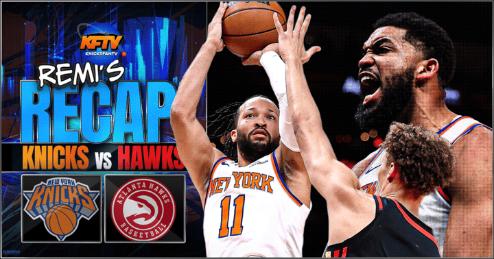 New York Knicks beat the Atlanta Hawks 108-105: The two-man game we've waited for