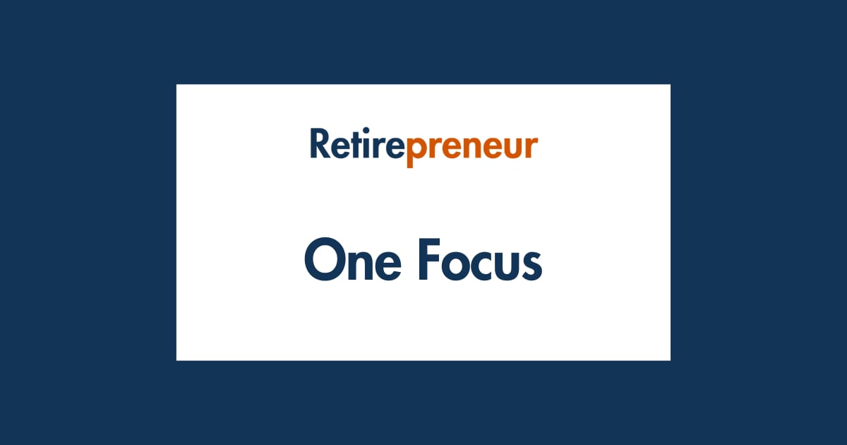 Your One Big Rock: Why 2026 Needs One Focus, Not Ten Goals