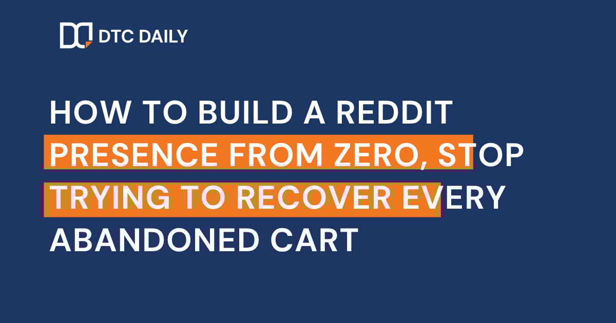 How to build a Reddit presence from scratch