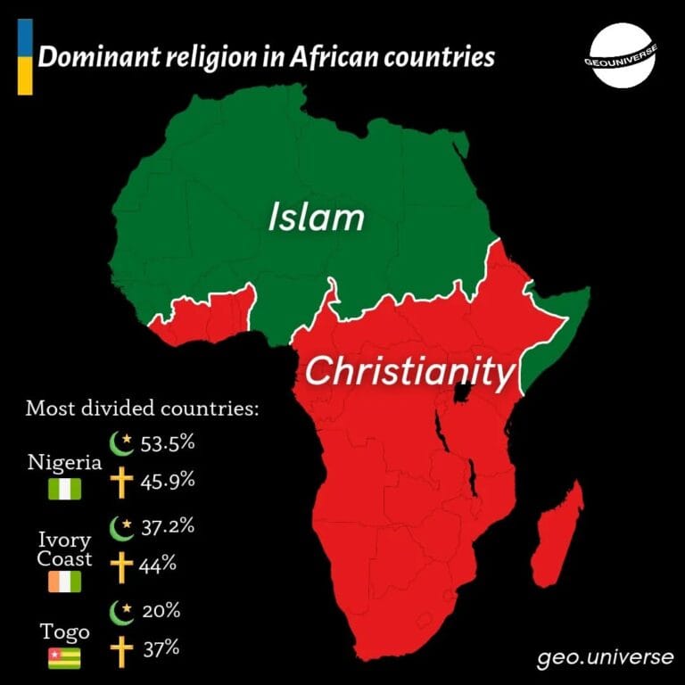 11 Midweek Maps: Landscapes, Happiest Countries & Islam vs Christianity