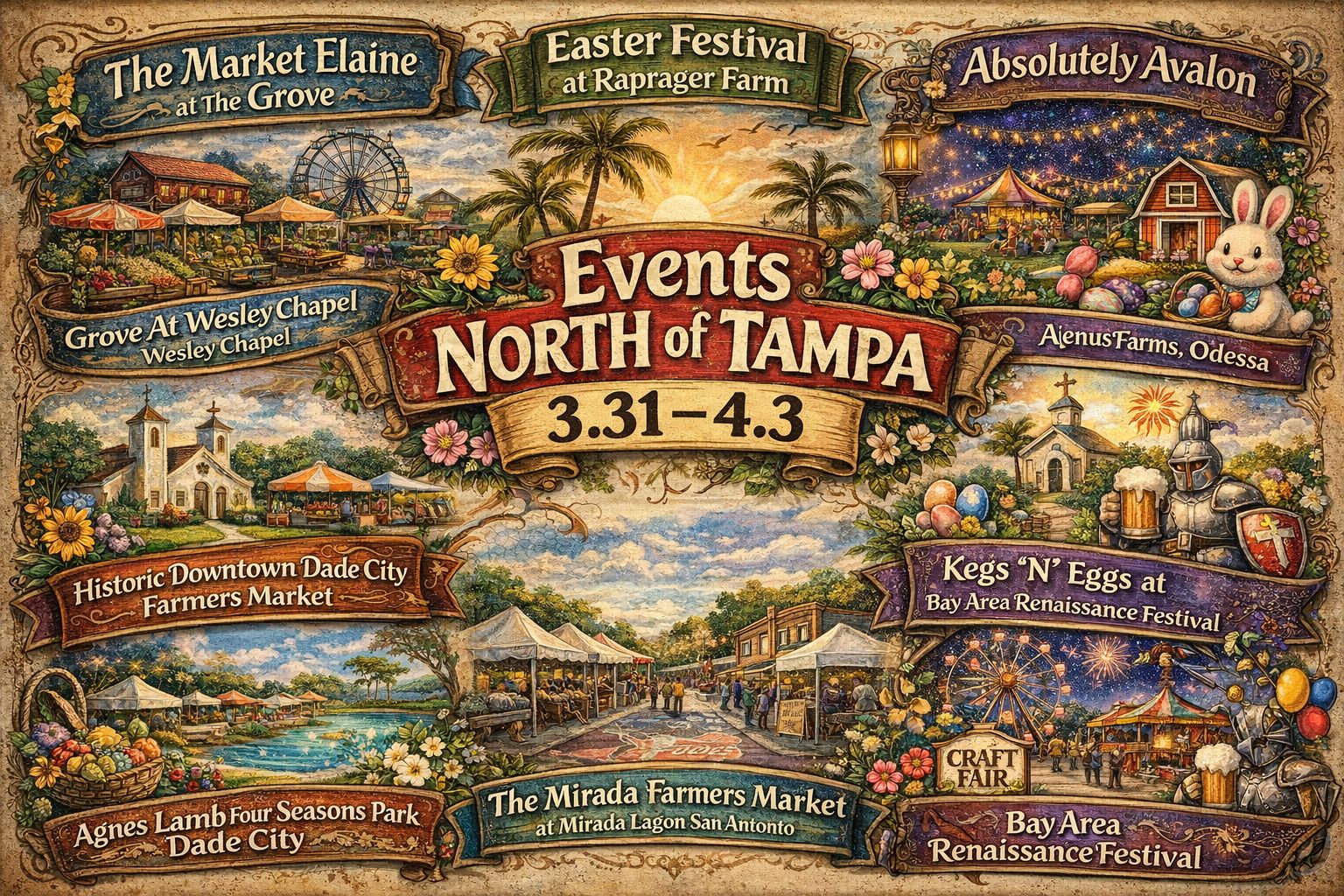 🎉 North Tampa Buzz Events 3.31 - 4.3