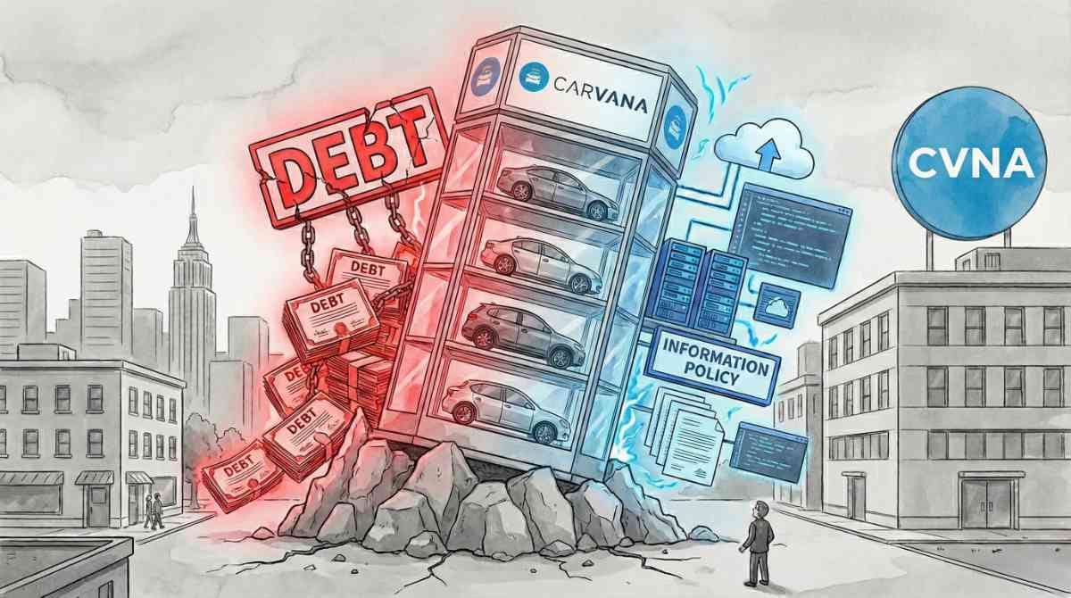 CARVANA (CVNA) TIPPING POINT: DEBT CLASHES WITH INFORMATION POLICY