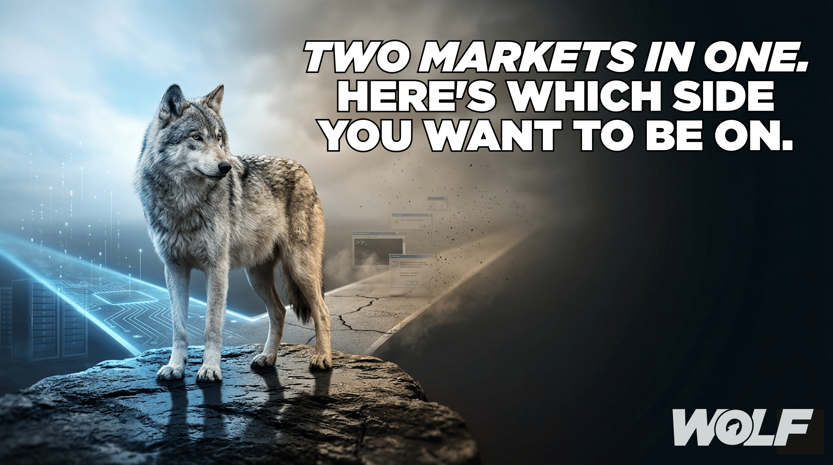 🐺 Two Markets in One. Here's Which Side You Want to Be On.