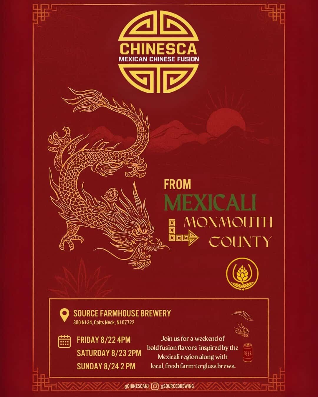 🌮 Mexican Chinese Fusion Pop-Up!!