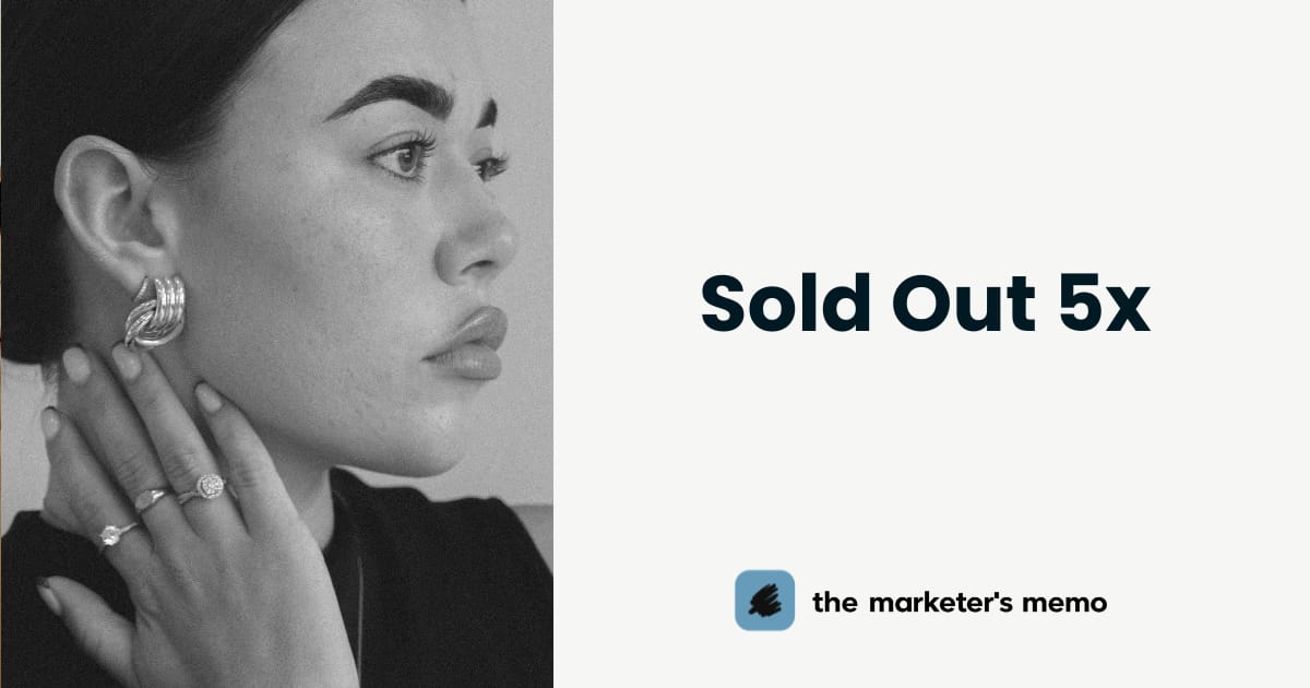 📎The One Ad Responsible for Five Sell-Outs.  