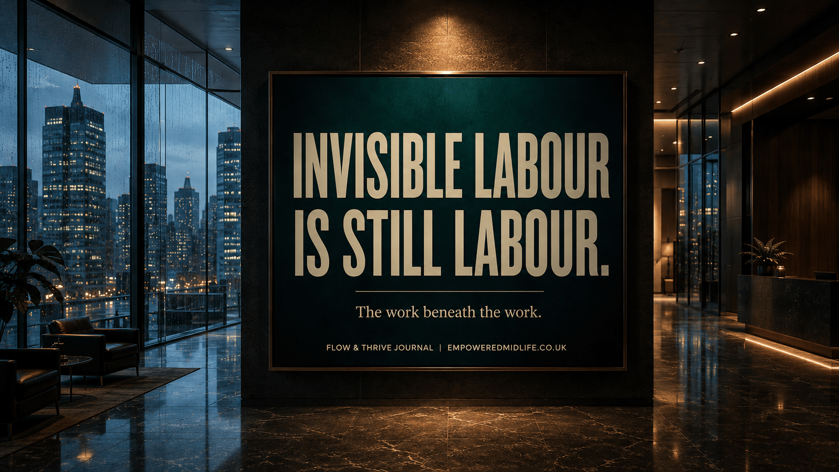 Invisible Labour - The Work Beneath the Work
