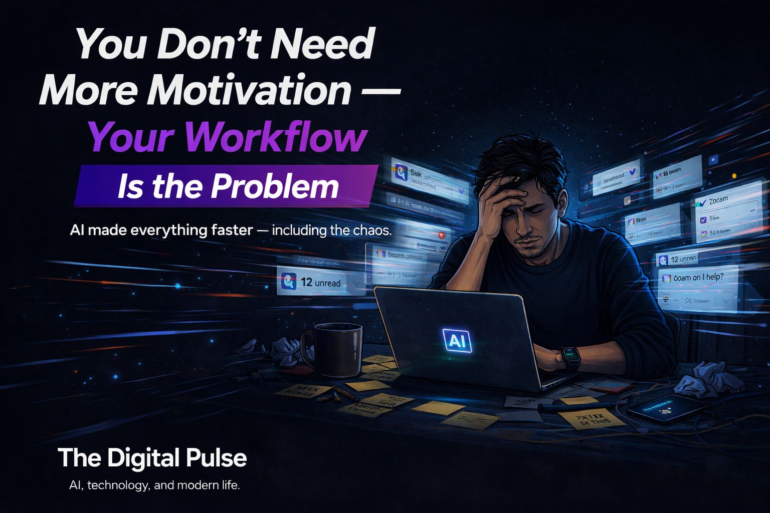 You Don’t Need More Motivation — Your Workflow Is the Problem